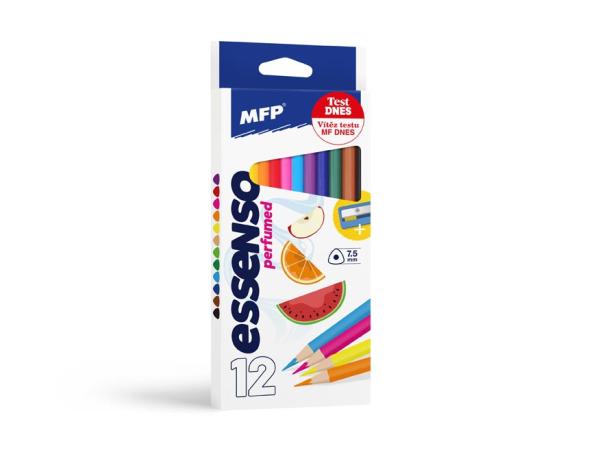 Pastelky MFP ESSENSO 12 ks Voňavé triangular so strúhadlom