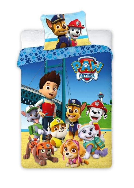 FARO Obliečky do postieľky Paw Patrol parta Bavlna, 100/135, 40/60 cm