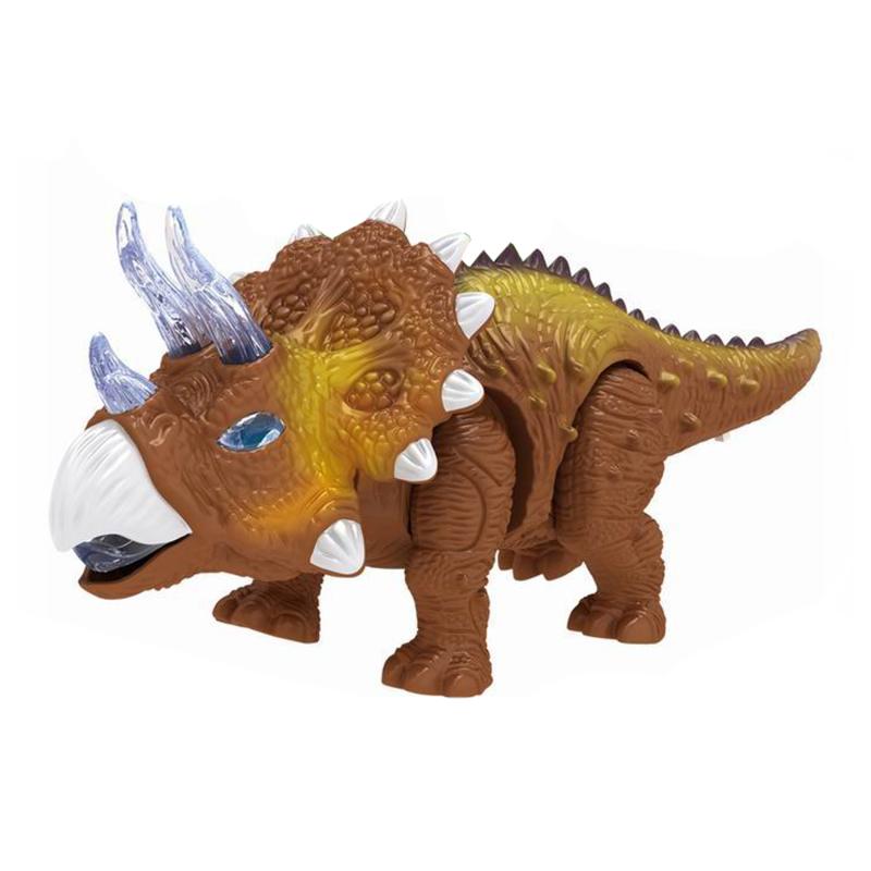 Dinosaurus chodiaci so zvukom a svetlom - Triceratops