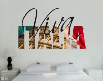 Samolepka na stenu Viva Italia