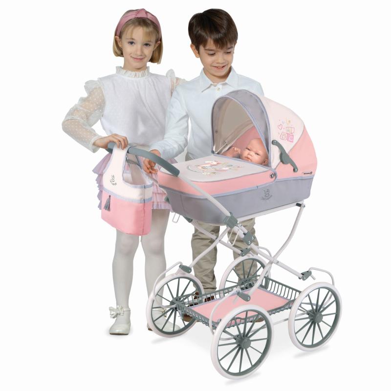DeCuevas 80086 Skladací kočík pre bábiky s taškou FUNNY 2023 - 81 cm