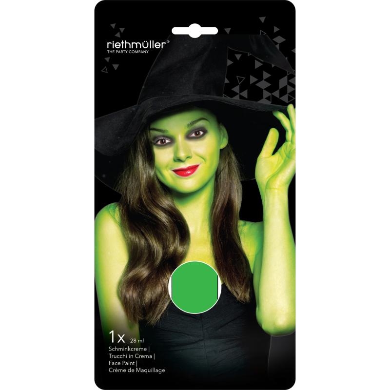 Make up - farba na tvár v kréme zelená 28 ml