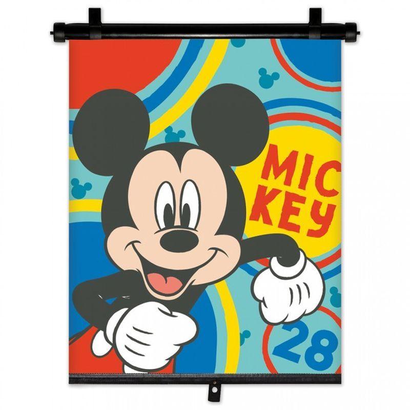 SEVEN Slnečná clona Roletka Mickey Happy  Plast, Polyester, 1 ks