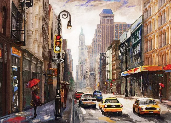Tapeta NY street painting