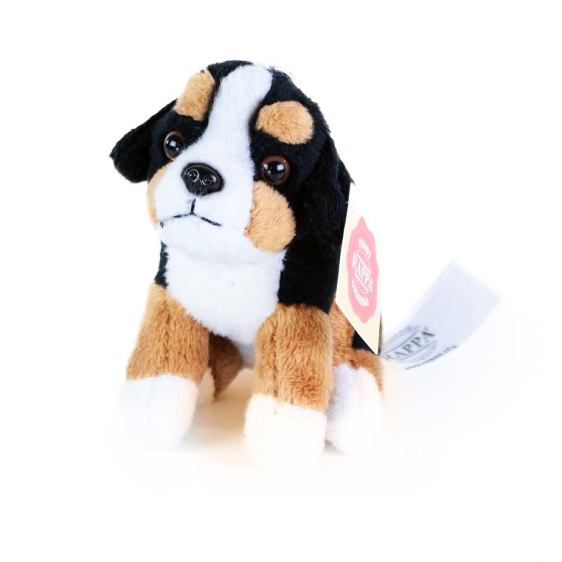 Plyšová kľúčenka / prívesok pes bernský salašnícky sediaci, 9 cm ECO-FRIENDLY