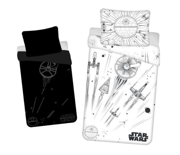 JERRY FABRICS Obliečky Star Wars Death star svietiace Bavlna, 140/200, 70/90 cm