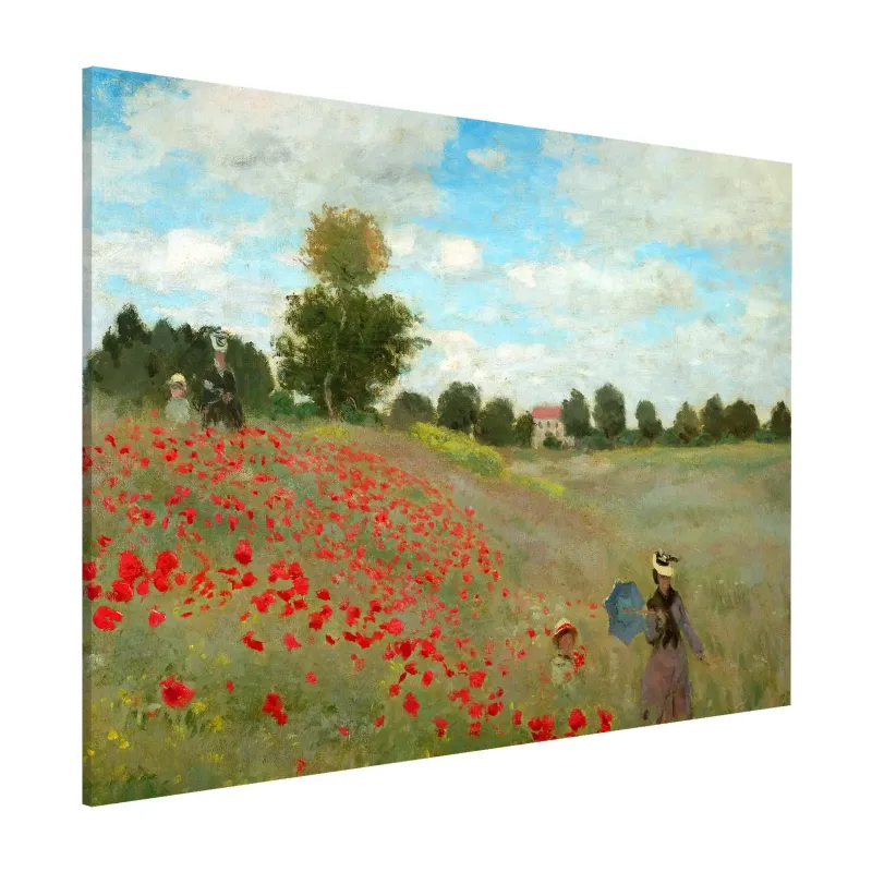 Magnetické obrazy Claude Monet - Makové pole v Argenteuil