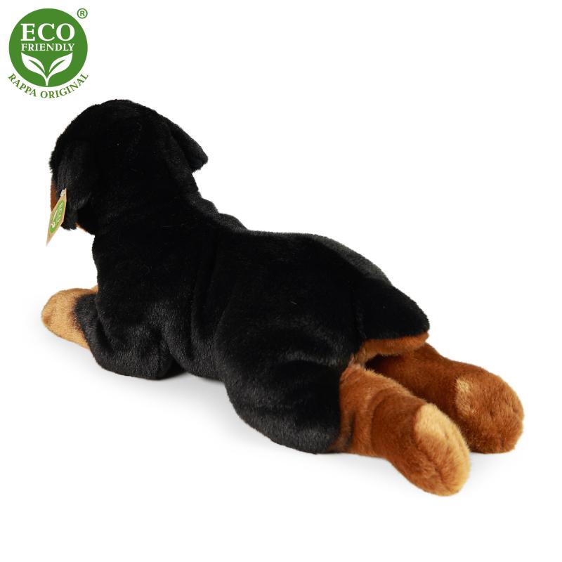Plyšový pes rotvajler ležiaci 39 cm ECO-FRIENDLY