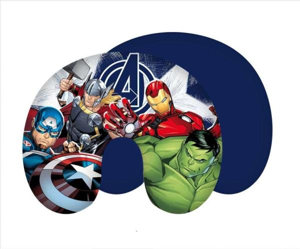 JERRY FABRICS Cestovný vankúšik Avengers Heroes Polyester, 1x28/33 cm