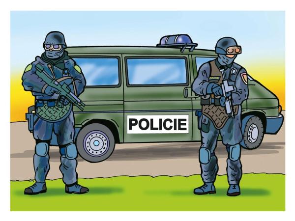 Omaľovánky MFP Polícia