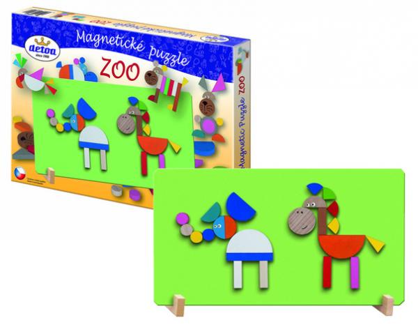 Puzzle magnetické - ZOO