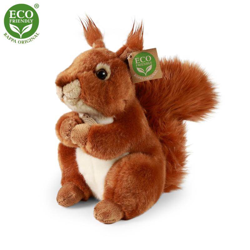 Plyšová veverička sediaca 23 cm ECO-FRIENDLY