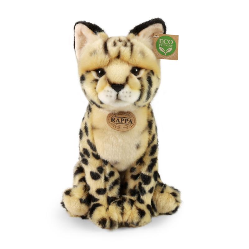 Plyšový serval 30 cm ECO-FRIENDLY