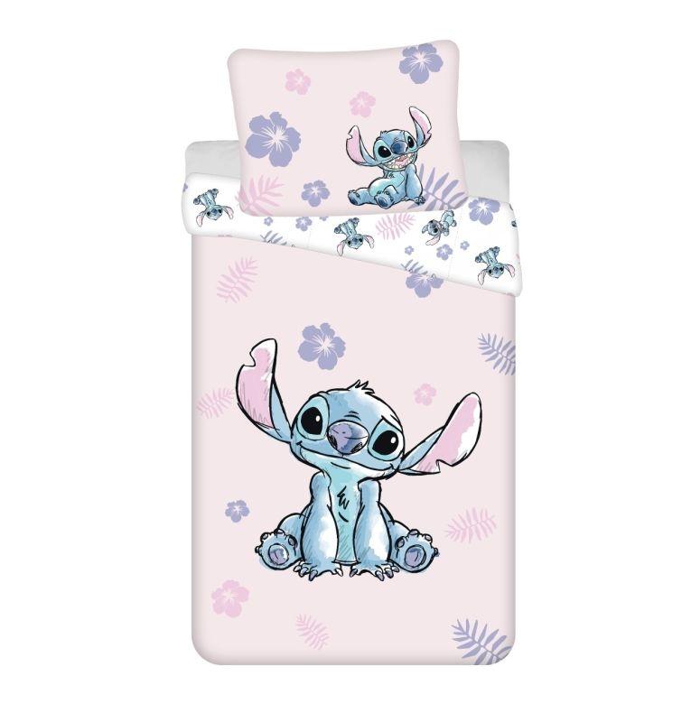 JERRY FABRICS Obliečky Lilo and Stitch Pink Bavlna, 140/200, 70/90 cm