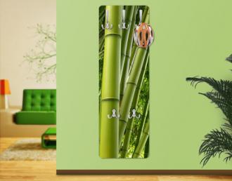 Vešiak na stenu Bambus
