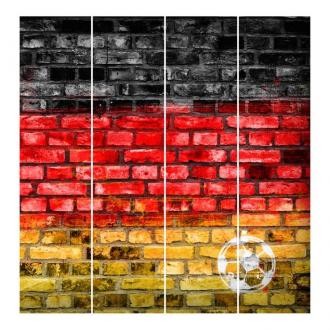 Súprava posuvnej záclony - Nemecko Stonewall - 4 panely
