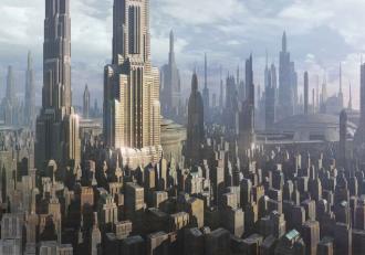 Fototapeta  Star Wars - City Coruscant