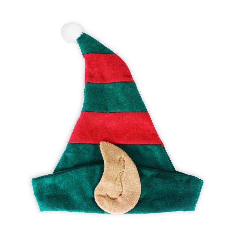Vianočná čiapka Elf pre dospelých