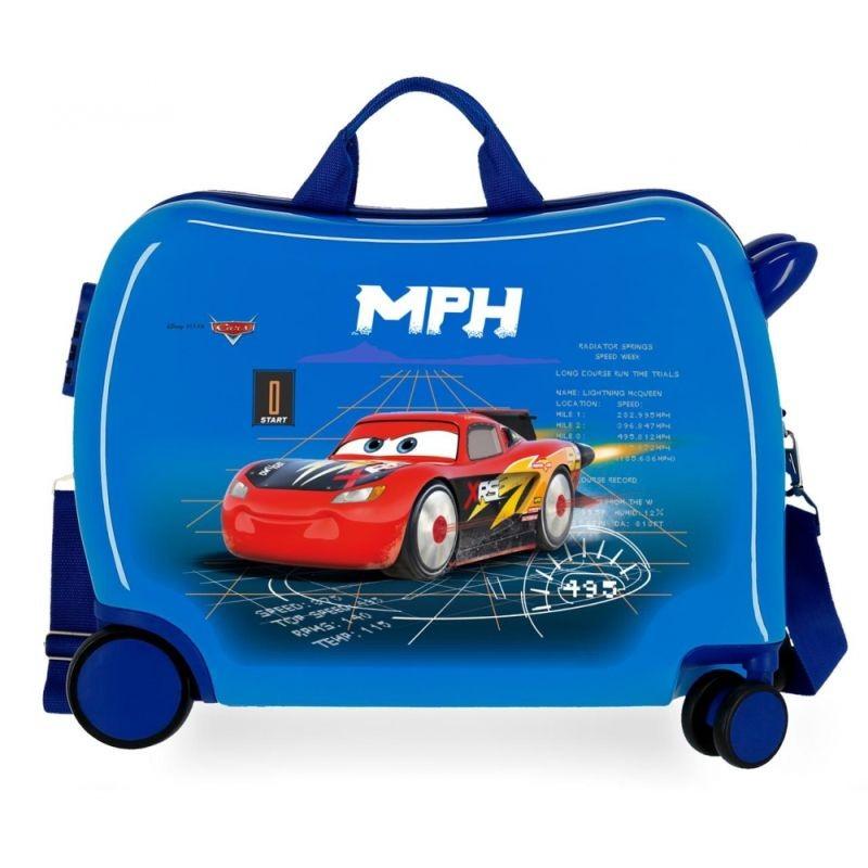 JOUMMABAGS Detský kufrík na kolieskach Cars Rocket Racing MAXI ABS plast, 50x38x20 cm, objem 34 l