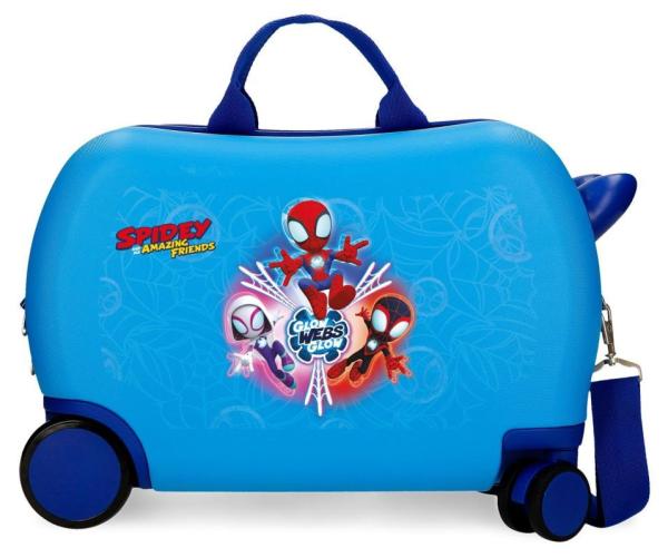 JOUMMABAGS Detský kufrík na kolieskach Spidey Power Of ABS plast, 45 cm