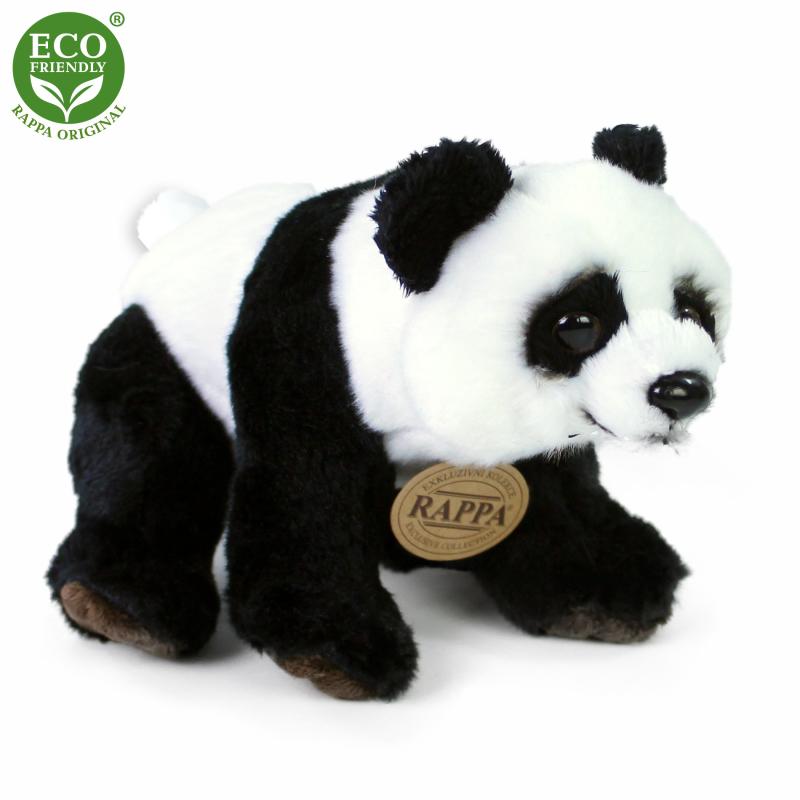 Plyšová panda sediaci alebo stojaci 22 cm ECO-FRIENDLY