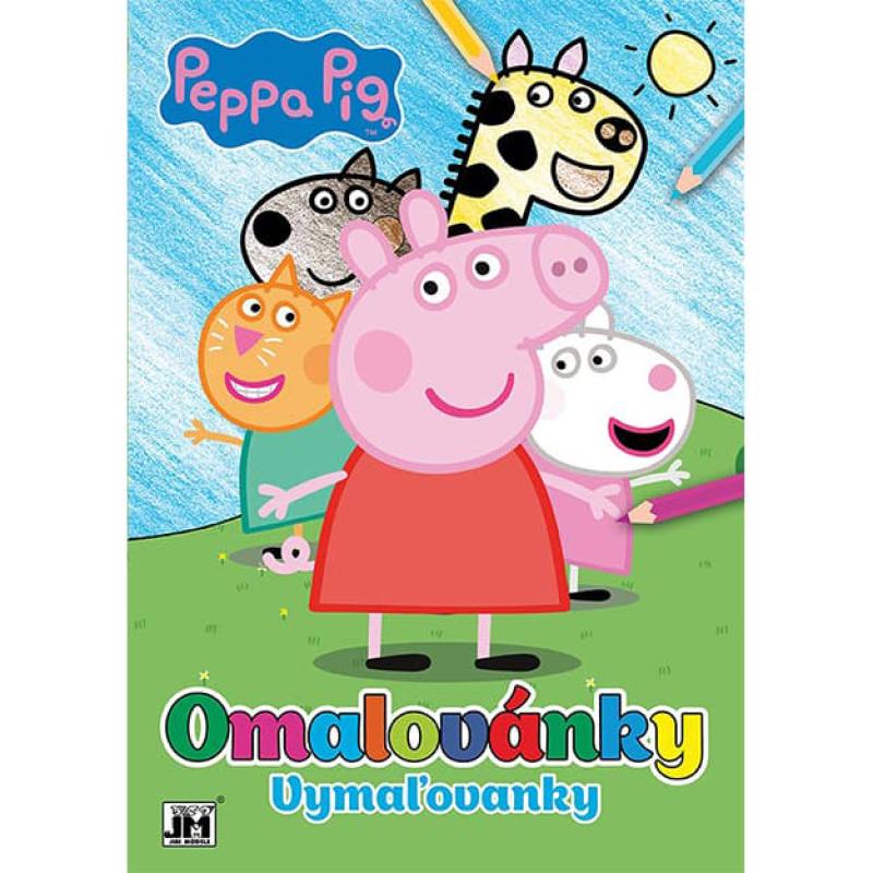 Omaľovánka A4 Prasiatko Peppa