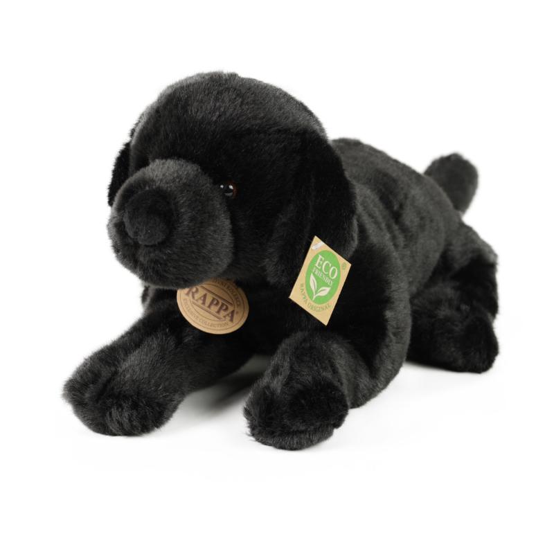 Plyšový labrador čierny 40 cm ECO-FRIENDLY