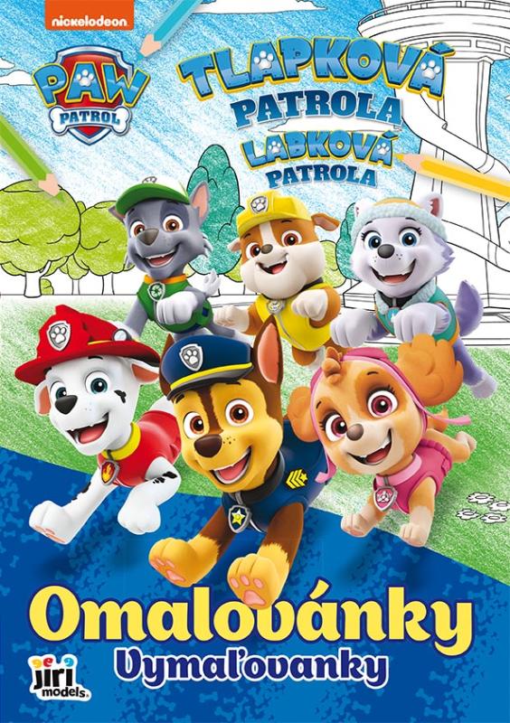 Omaľovánka A4 Paw Patrol 1