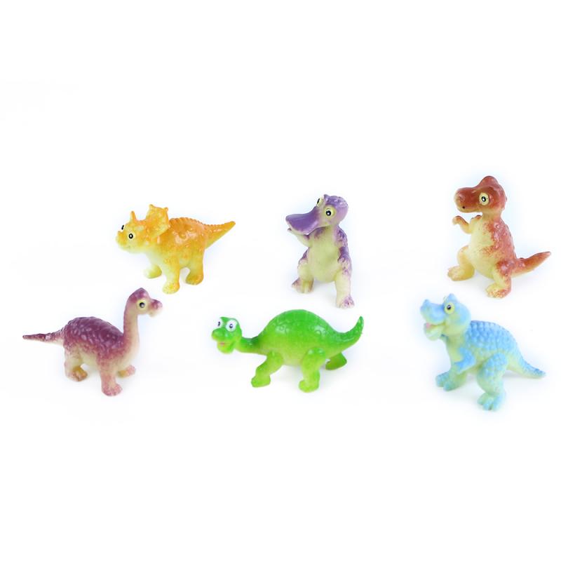 Dinosaury veselí 6 ks vo vrecku 2 druhy