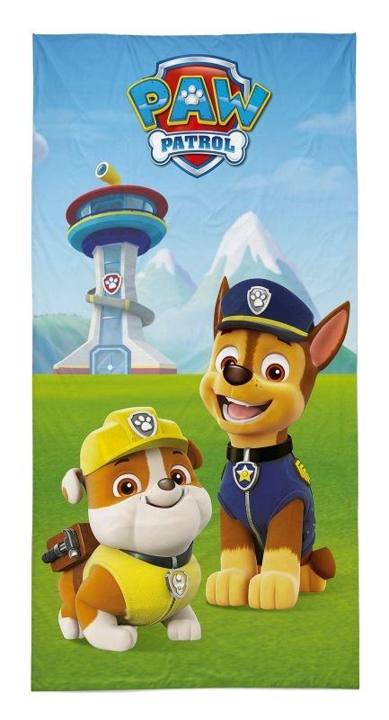 DETEXPOL Osuška Paw Patrol Chase a Rubble Bavlna - Froté, 70/140 cm