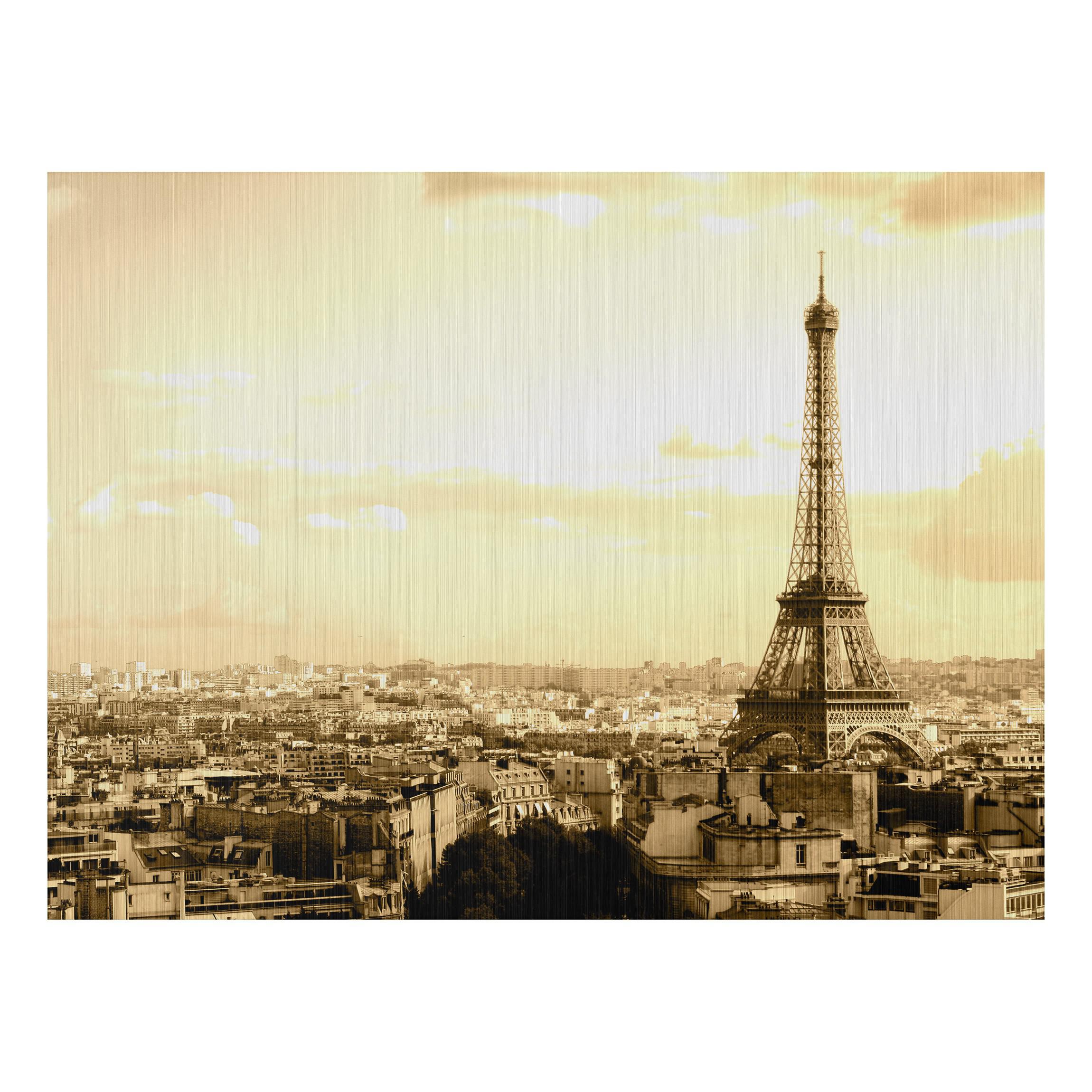 Obraz na hliníkovej doske Milujem Paríž