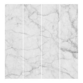 Súprava posuvnej záclony - Bianco Carrara - 4 panely