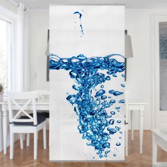 Moderný deliaci Čerstvá modrá voda