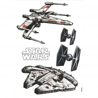 Samolepka na stenu  Star Wars - Spaceships Set