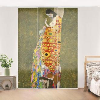 Súprava posuvnej záclony - Gustav Klimt - Nádej -3 panely