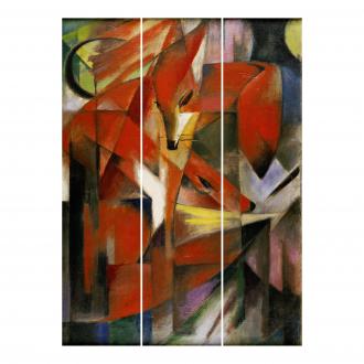 Súprava posuvnej záclony - Franz Marc -3 panely