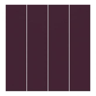Súprava posuvnej záclony - Aubergine - 4 panely