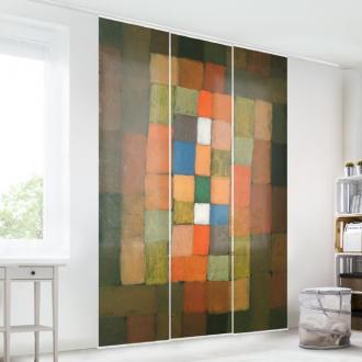 Súprava posuvnej záclony - Paul Klee - Statický dynamický nárast -3 panely