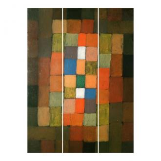 Súprava posuvnej záclony - Paul Klee - Statický dynamický nárast -3 panely