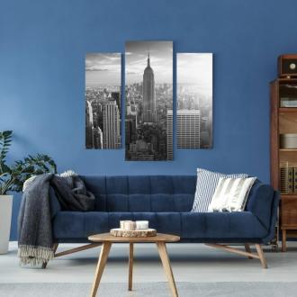 Trojdielny obraz Manhattan Skyline
