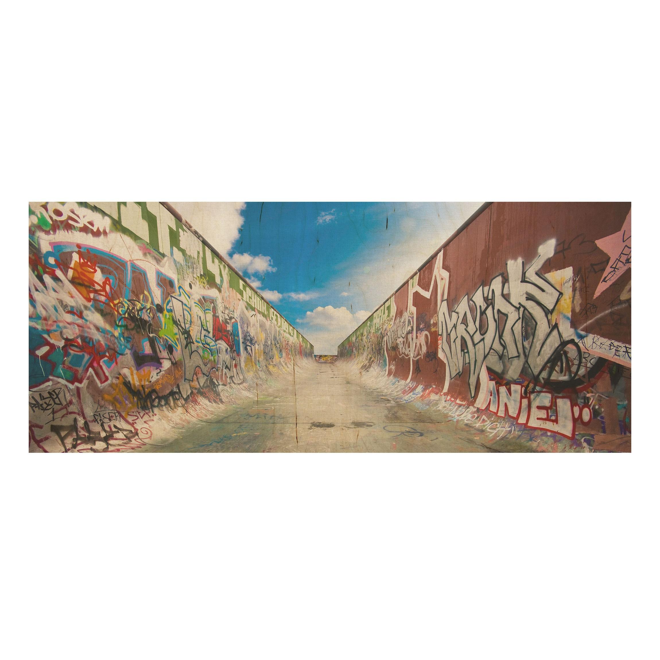 Drevenné obrazy Skate Grafiti