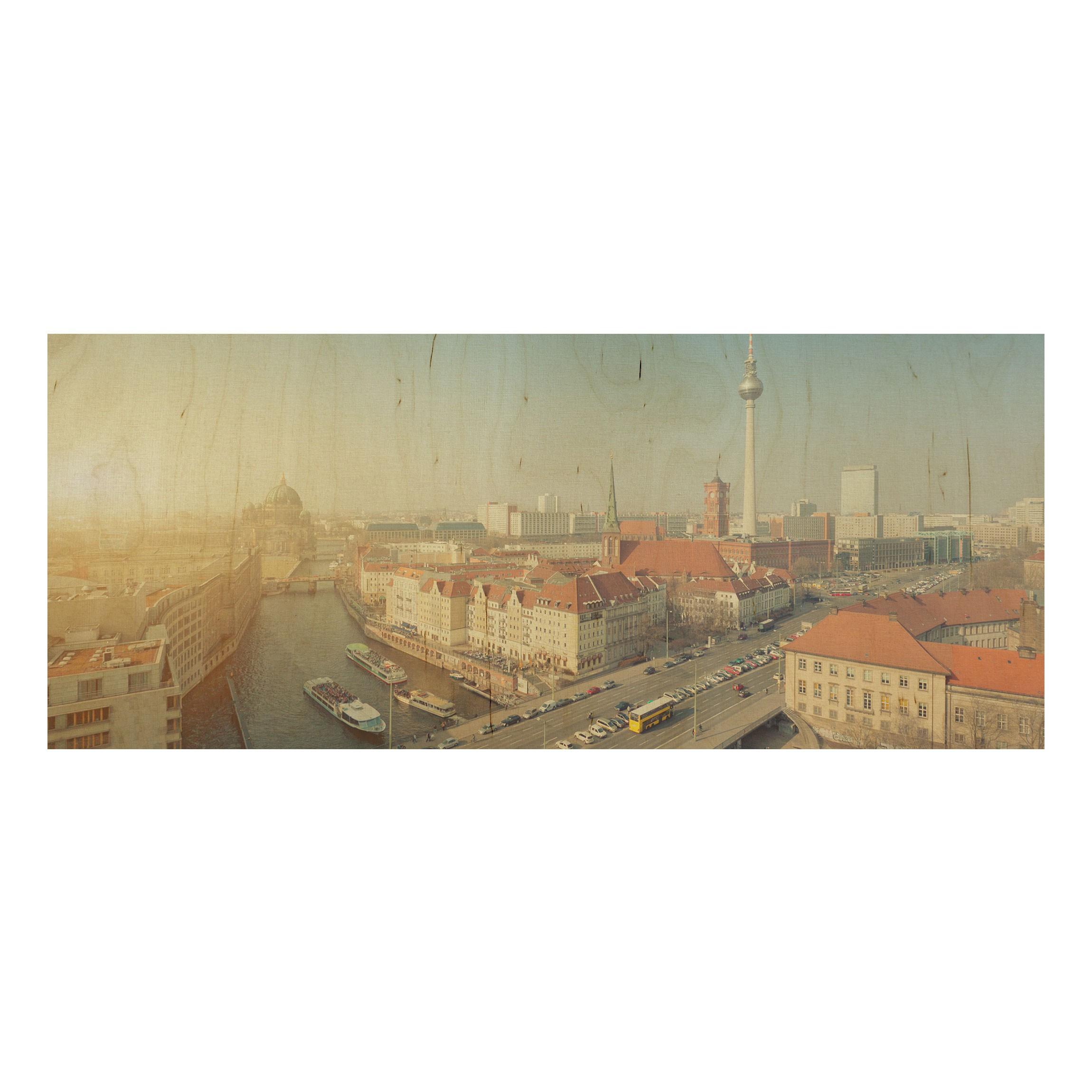 Drevenné obrazy Berlín ráno