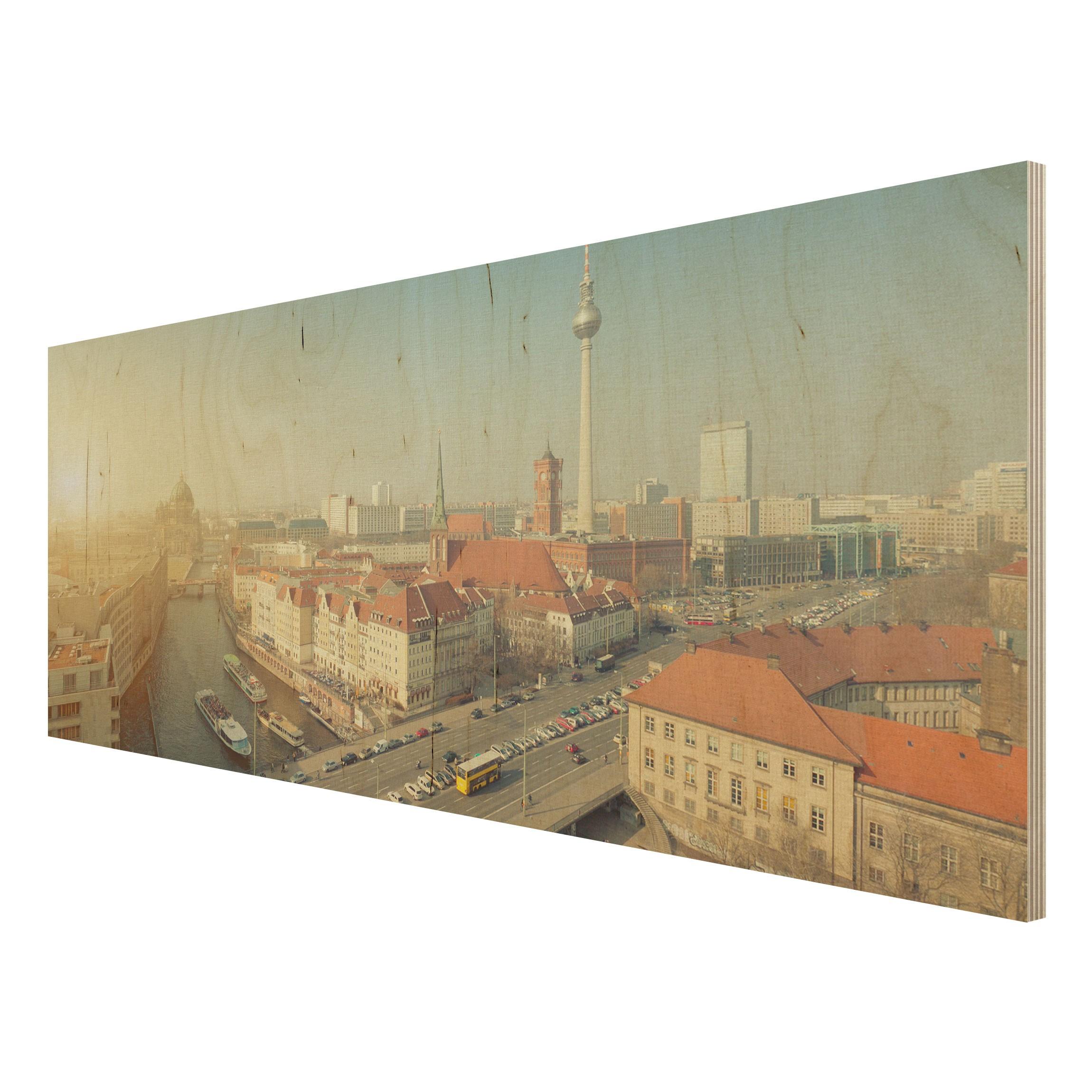 Drevenné obrazy Berlín ráno