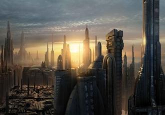 Fototapeta  Star Wars - City Coruscant 3