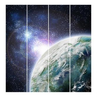 Súprava posuvnej záclony - Galaxy Light - 4 panely