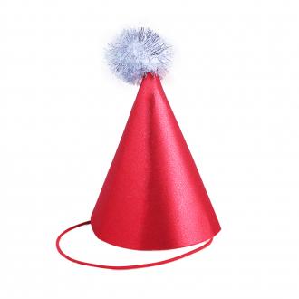 Vianočný brokátový klobúčik