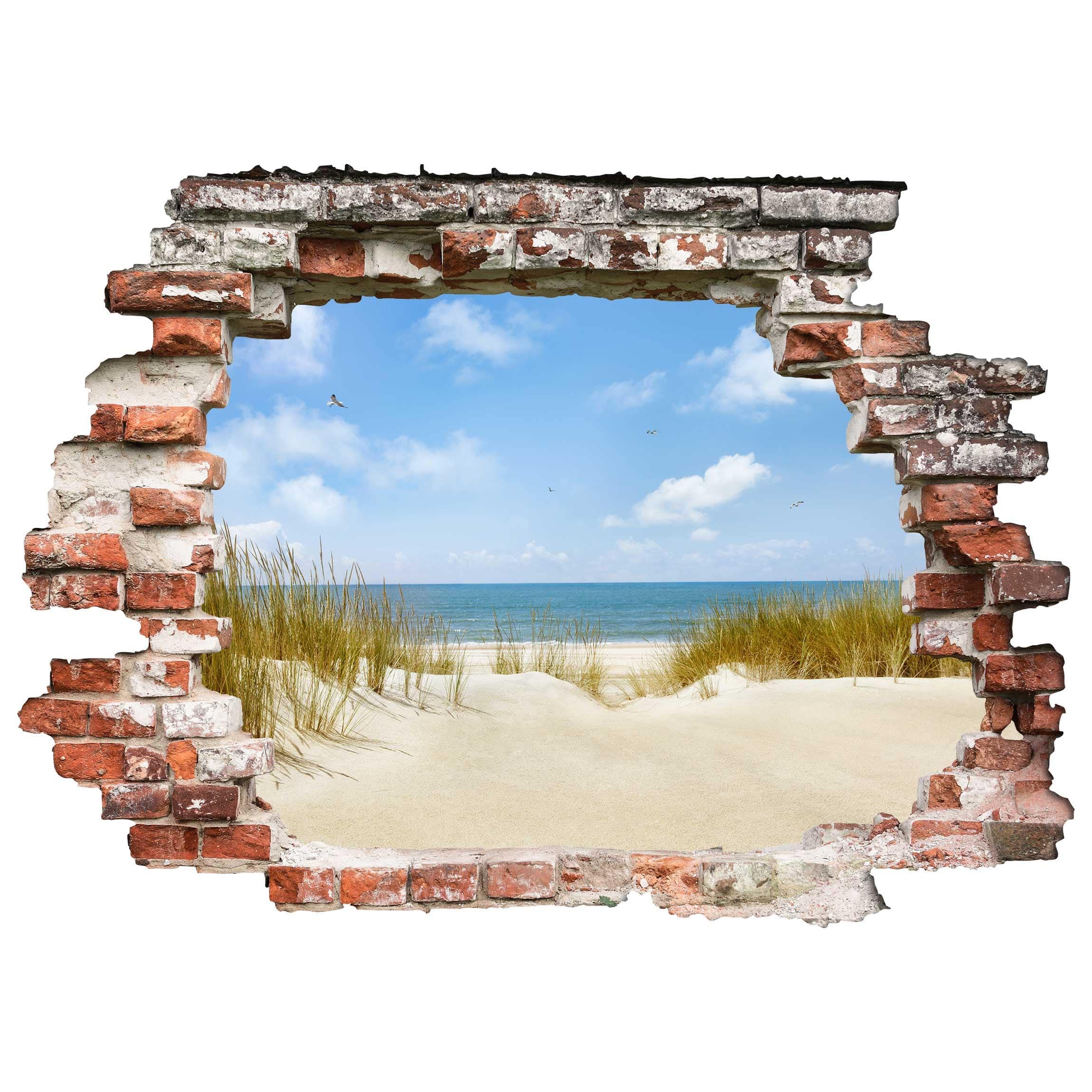 Samolepka na stenu Pláž severného mora  3:4
