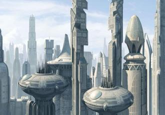 Fototapeta  Star Wars - City Coruscant 2