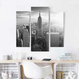 Trojdielny obraz Manhattan Skyline